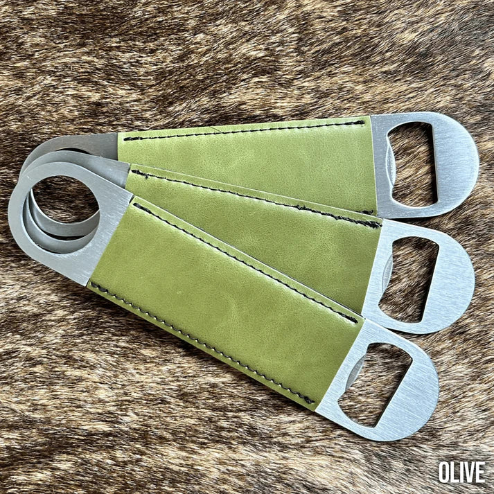 Leatherette Wrapped Bottle Opener image 6