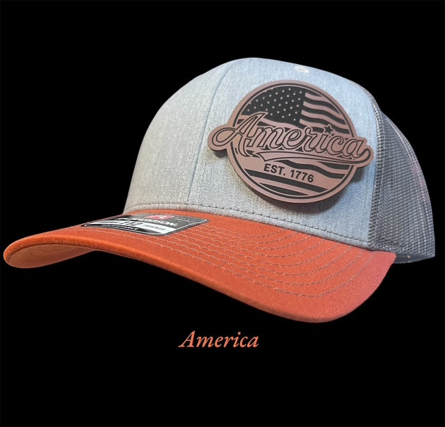 American Pride patch hat image 4