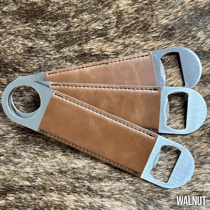 Leatherette Wrapped Bottle Opener image 2