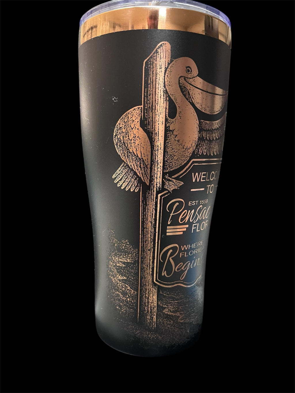 20oz Pensacola Beach Pelican Tumbler
