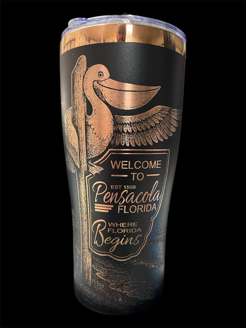 20oz Pensacola Beach Pelican Tumbler