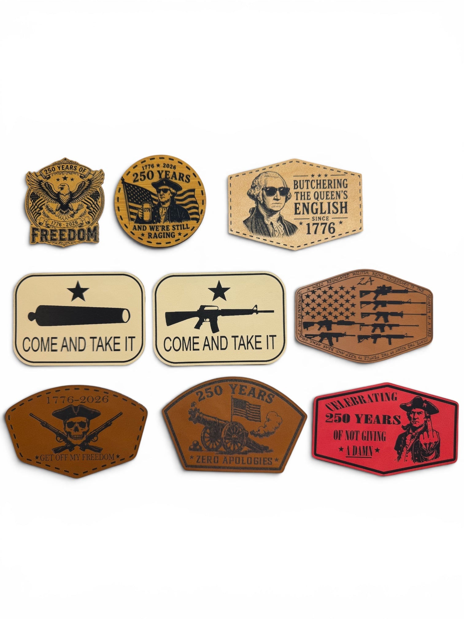 Celebrating 250 Years Patch Hats