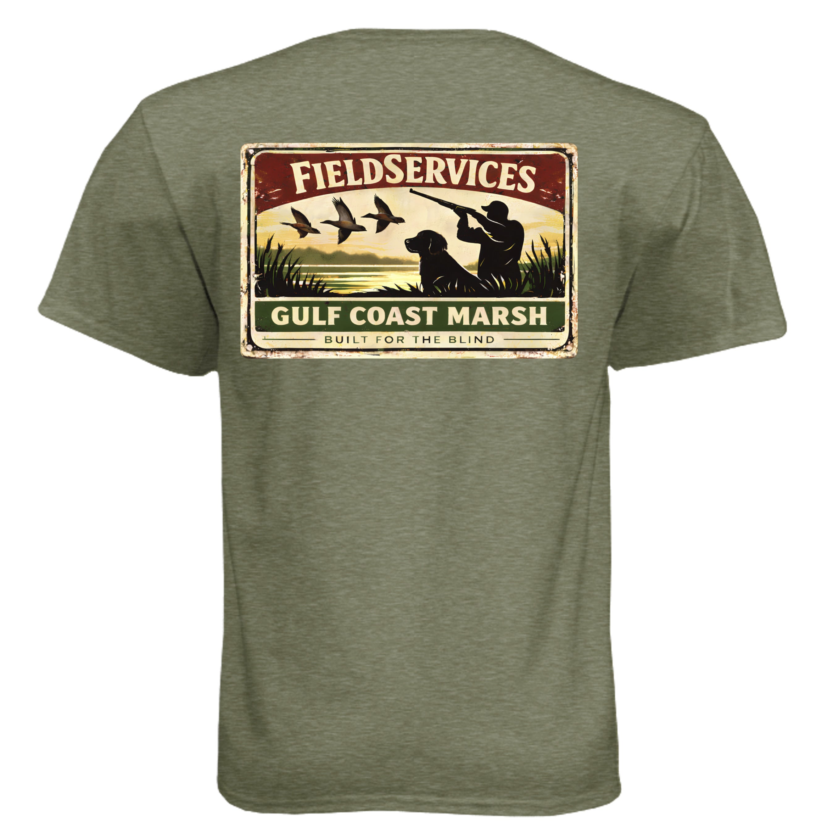 MILITARY GREEN - 6010 - BACK