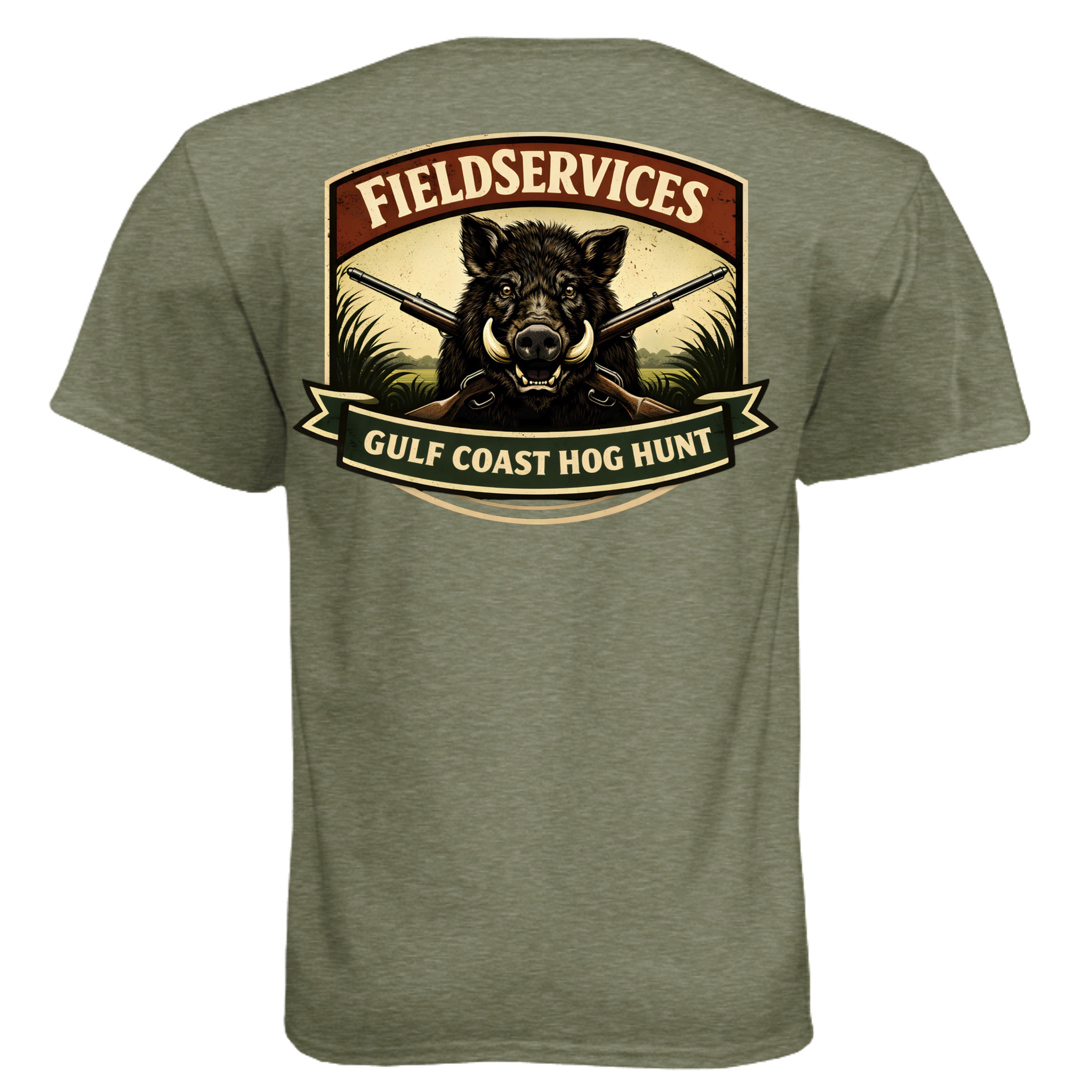 MILITARY GREEN - 6010 - BACK