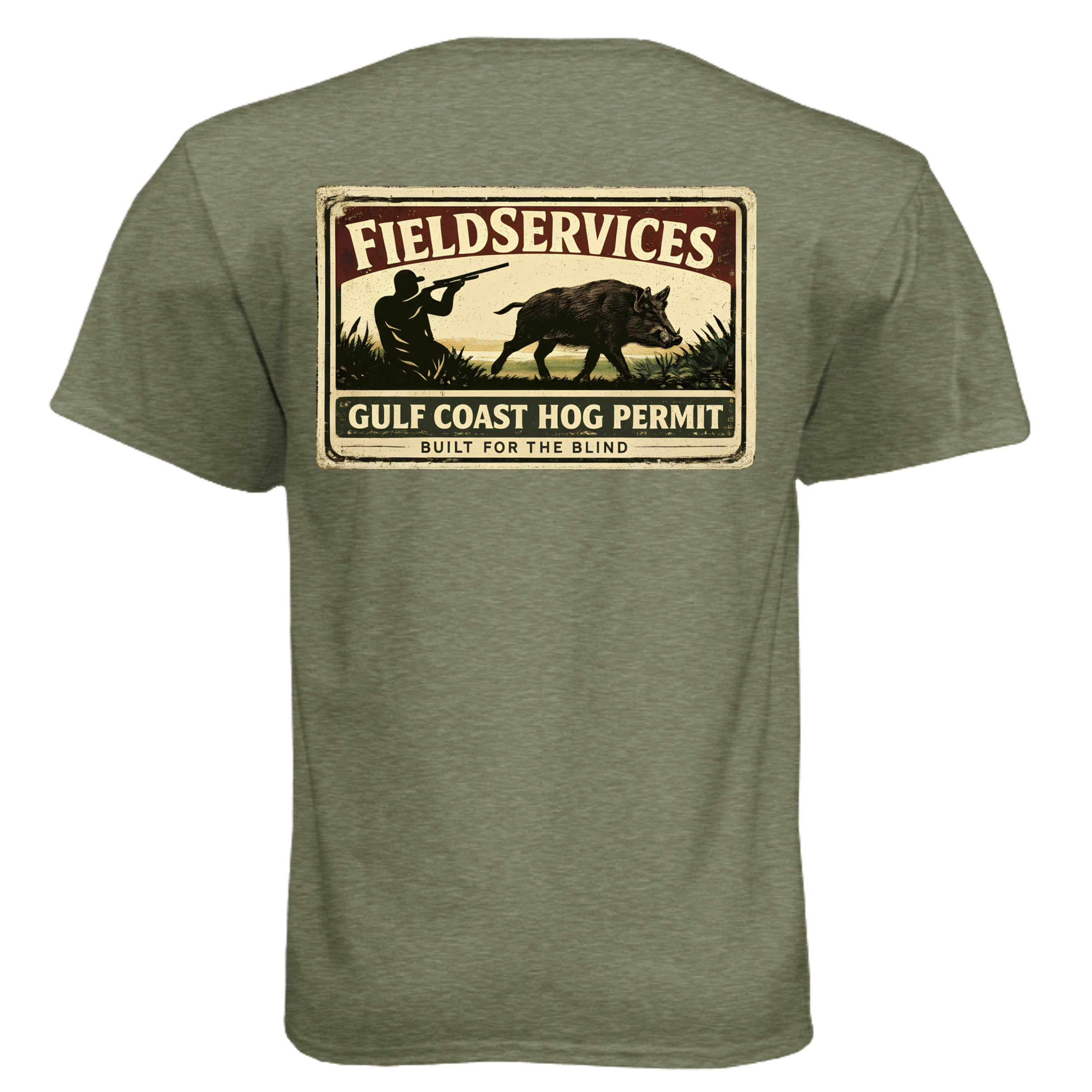 MILITARY GREEN - 6010 - BACK