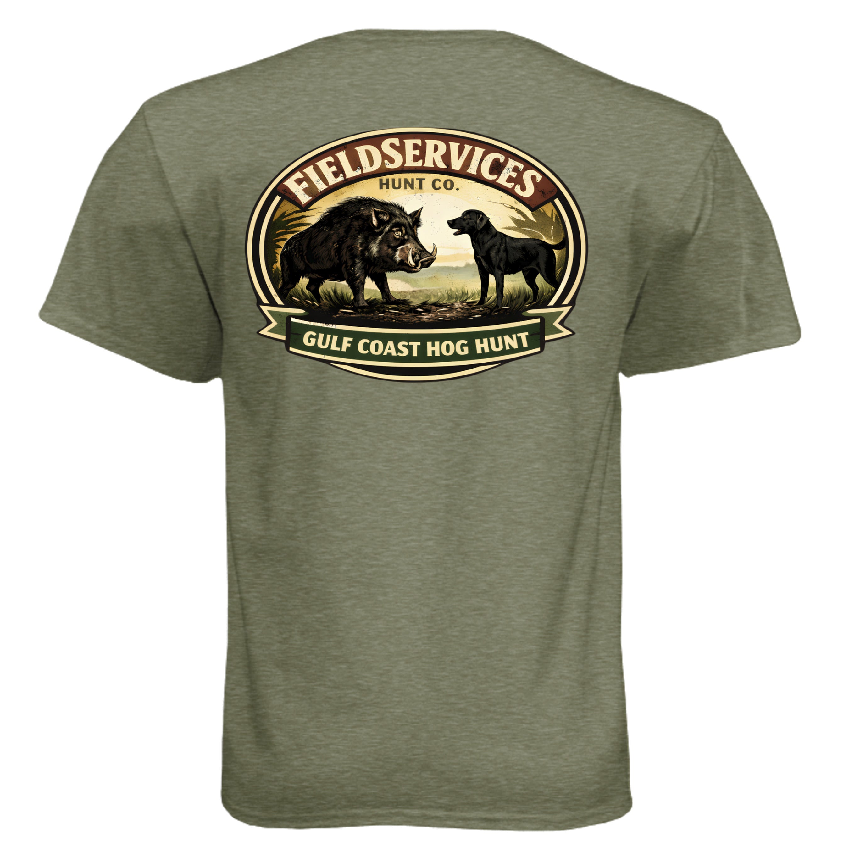 MILITARY GREEN - 6010 - BACK